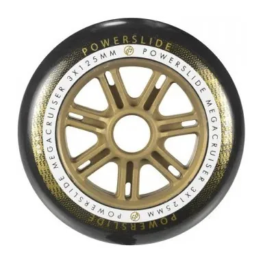 Колеса POWERSLIDE ( 905204 ) MegaCruiser Wheel 125mm86a, gold