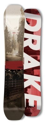 Сноуборд Drake URBAN WIDE 157 Brown/Burgundy/White (76221046)