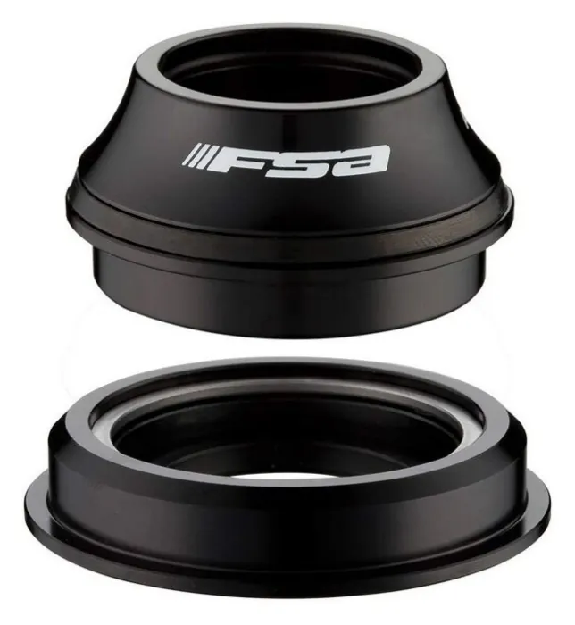 Рулевая колонка 1-1/8" - 1-1/2" FSA ORBIT 1.5E ZS-1 - NO.57E-1, переходник из штока 1-1/8" в раму с конусным стаканом, Ø28,6/44-55,95/30, 129.6гр.