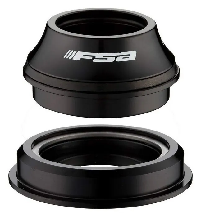 Рульова колонка 1-1/8" - 1-1/2" FSA ORBIT 1.5E ZS-1 - NO.57E-1, перехідник із штока 1-1/8" у раму з конусною склянкою, Ø28,6/44-55,95/30, 129.6гр. (HSE-11-02)