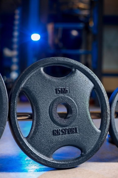 Блин RN-Sport 15 кг Ø51 мм для штанги с Quatro хватом. Черный