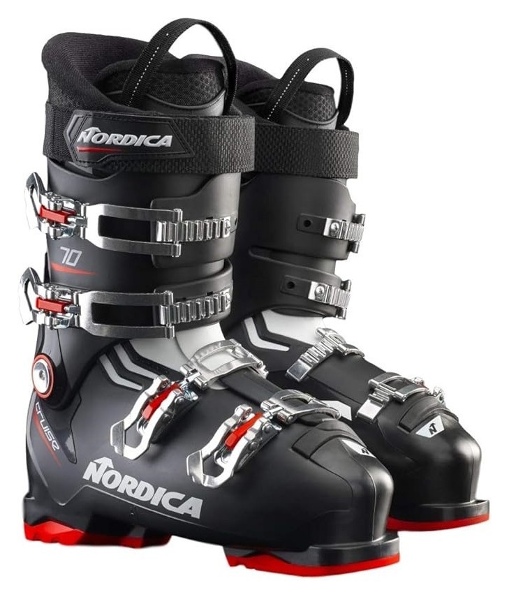 Черевики гірськолижні Nordica THE CRUISE 70 41 (265мм) Black/white/red (05066600-WRH), укр, укр