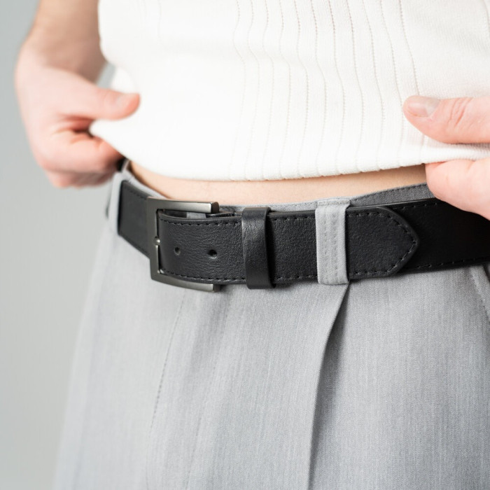 Стильные мужские брюки Slavni серые, Брюки прямого кроя Slavni Dart серые