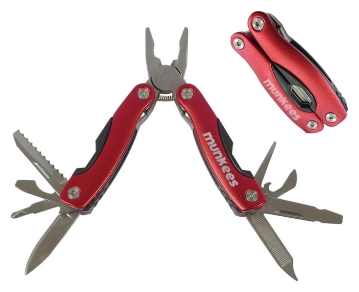 Munkees 2572 брелок-мультіїінструмент SS Multi Tool Red red, укр, укр