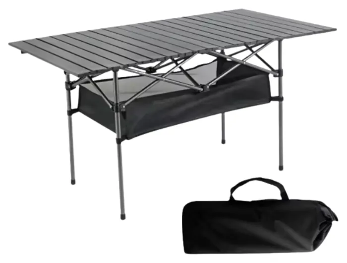 Комплект из 2 шезлонгов и стола 95х55х50 см Zero Gravity LEOBRO (LB-ZGC-F1-DGR-FT-A2)