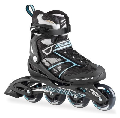 Роликовые коньки для взрослых Rollerblade ZETRABLADE W 36.5 (6US) 230мм Black/light blue (07503300 821)