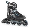 Роликові коньки для дорослих Rollerblade ZETRABLADE W 36.5 (6US) 230мм Black/light blue (07503300 821), укр