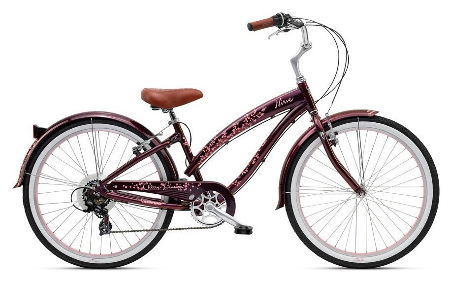 Велосипед круїзер Nirve Cherry Blossom 7-Speed 26″ 16″ Purple passion (05-3525-PU), укр, укр