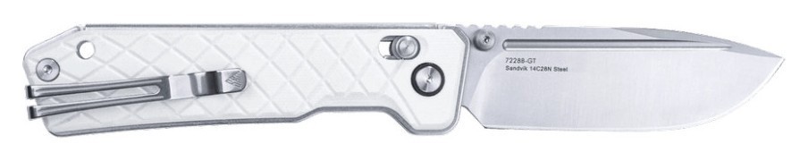 Ніж складаний SRM Rubik 7228B-GT2, білий
