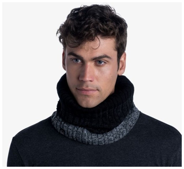 Шарф-труба Buff Knitted & Fleece Neckwarmer Igor, Black