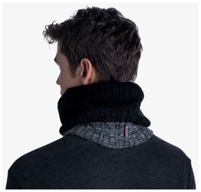 Шарф-труба Buff Knitted & Fleece Neckwarmer Igor, Black