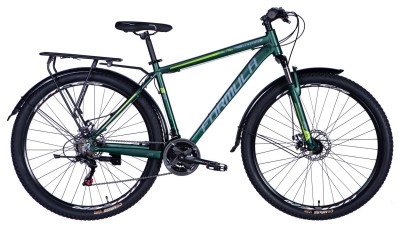 Велосипед уцененный AL 29" Formula MOTION PLUS DD FR рама-19" зеленый 2026