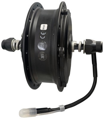 Мотор 26-29&quot; редукторний 330 об/хв 36B 500Вт передній 36H . 150мм 12G чорний з лого GP G104F