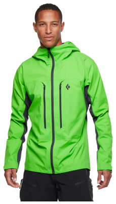 Мужская куртка Soft Shell Black Diamond Dawn Patrol Hybrid Shell, M - Vibrant Green