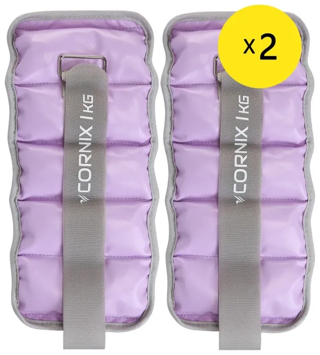 Утяжелители-манжеты для ног и рук Cornix 2 x 1 кг XR-0398