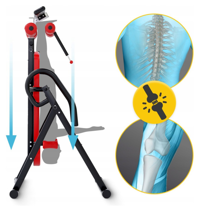 Стол инверсионный 4FIZJO регулируемый Black/Red (P-5905973401944)