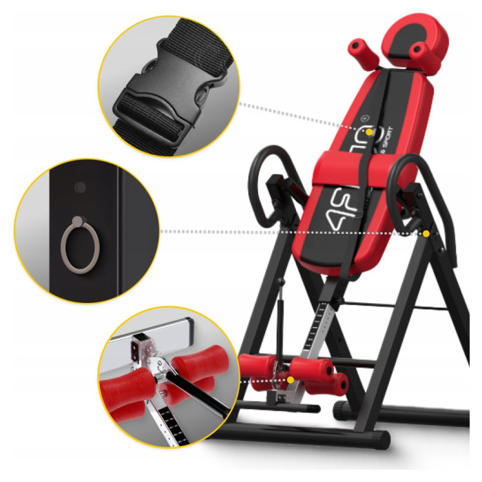 Стол инверсионный 4FIZJO регулируемый Black/Red (P-5905973401944)