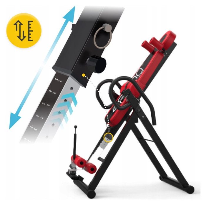 Стол инверсионный 4FIZJO регулируемый Black/Red (P-5905973401944)