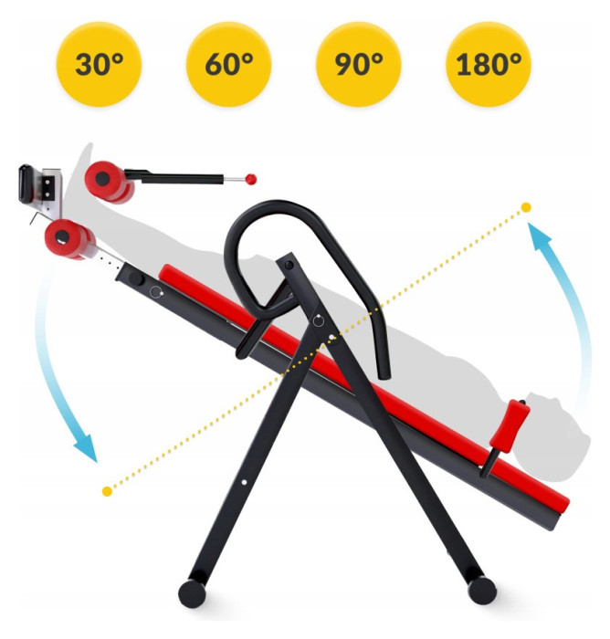 Стол инверсионный 4FIZJO регулируемый Black/Red (P-5905973401944)