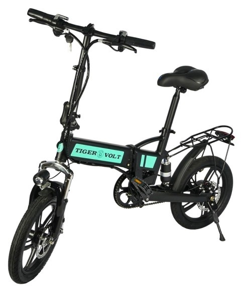 Електровелосипед ZM TigerVolt 16 16", чорний, укр