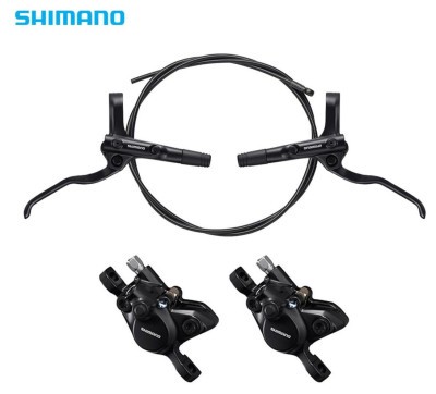 Гальмо дискове гідравл. F850мм R1500мм SHIMANO BR-MT200 без ротора чорний