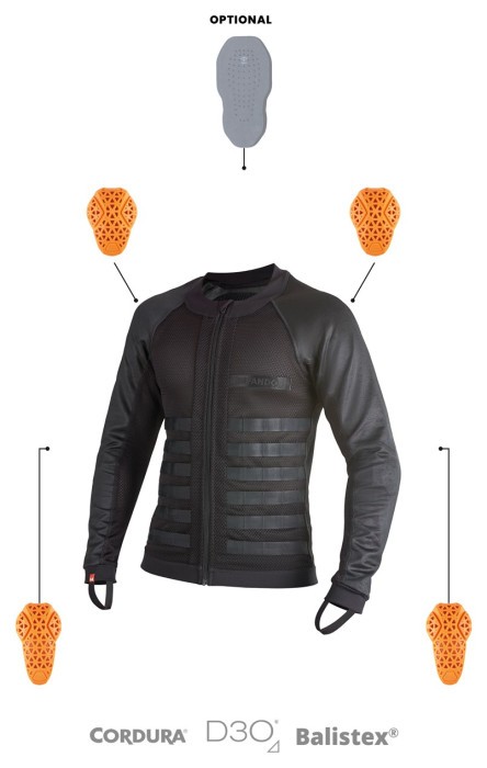 Мотокуртка PandoMoto COMMANDO UH Black