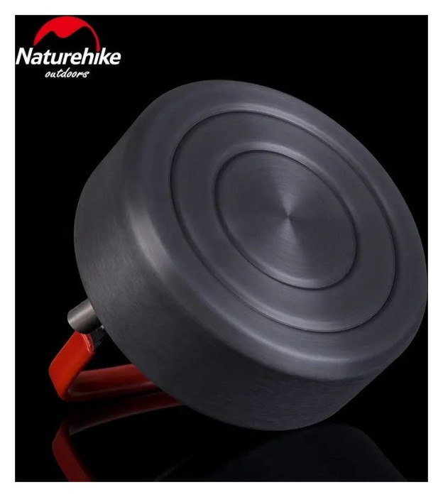 Чайник Naturehike NH17C020-H 1.1 л, алюміній, сірий