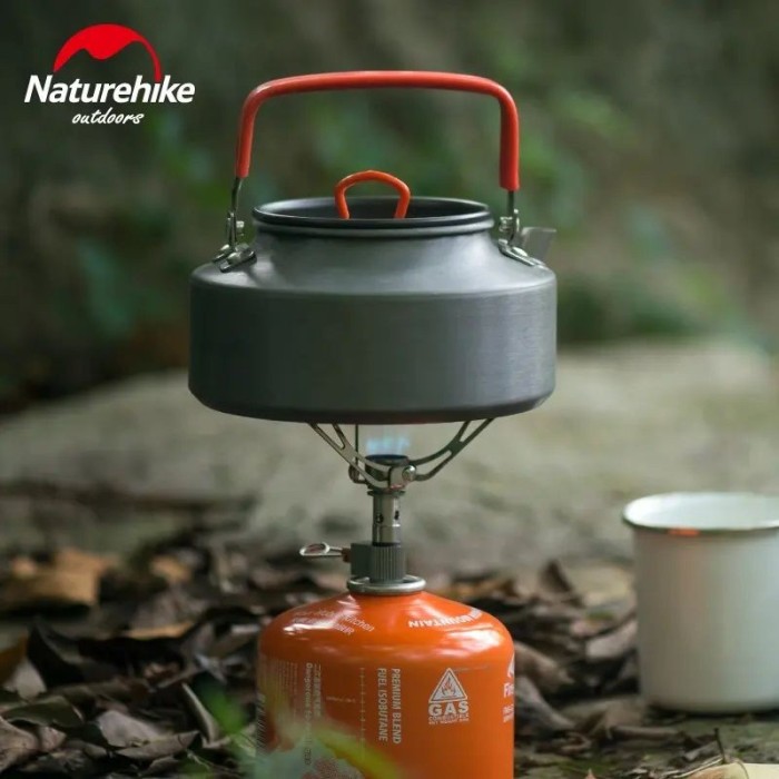 Чайник Naturehike NH17C020-H 1.1 л, алюміній, сірий, укр, укр