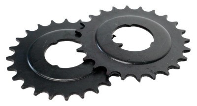 Зірка гальмівної втулки Сталь 24Т чорний для велосипеда Україна