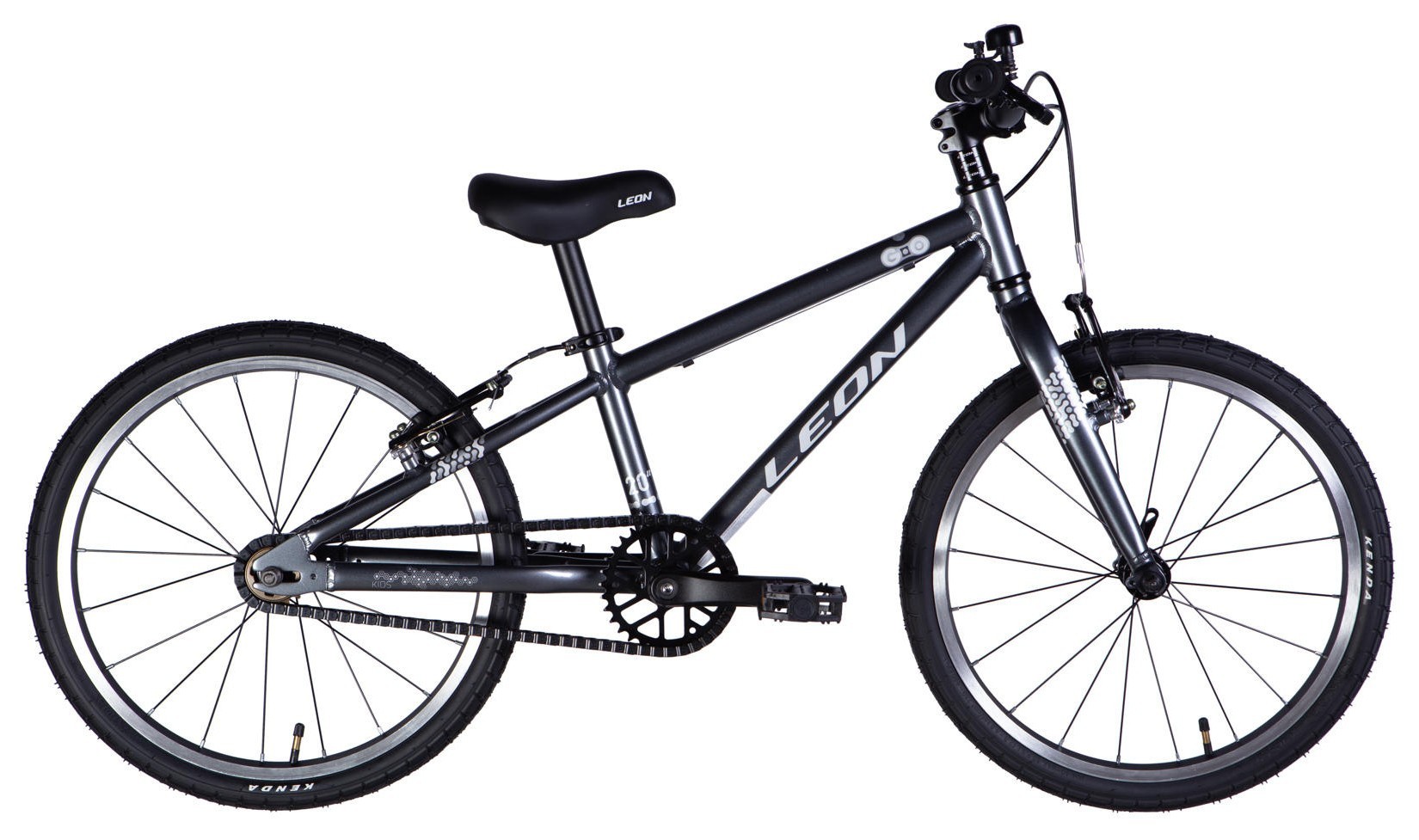 Велосипед AL 20" Leon GO Vbr FR рама-10" сірий 2025