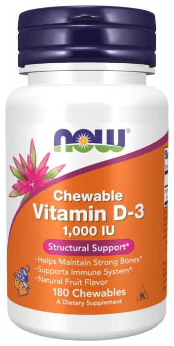 VIT D-3 1000 IU Chewable Fruity - 180 loz