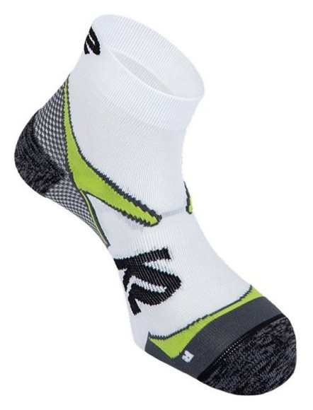 Носки для туризму K2 ACTIVE TECH MID SOCK 2 PAIRS 39-42 White/green (11767), укр