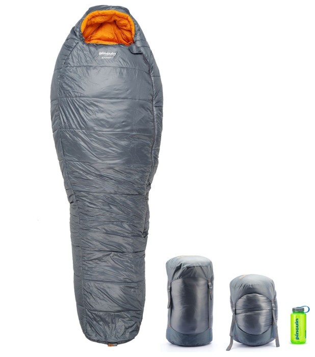 Спальный мешок Pinguin Expert (-8°С/-16°С), 195 см - Left Zip, Grey (PNG 233384) 2020