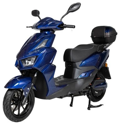 Электроскутер ATLAS Tiger Box Plus 2000W Cyan Blue