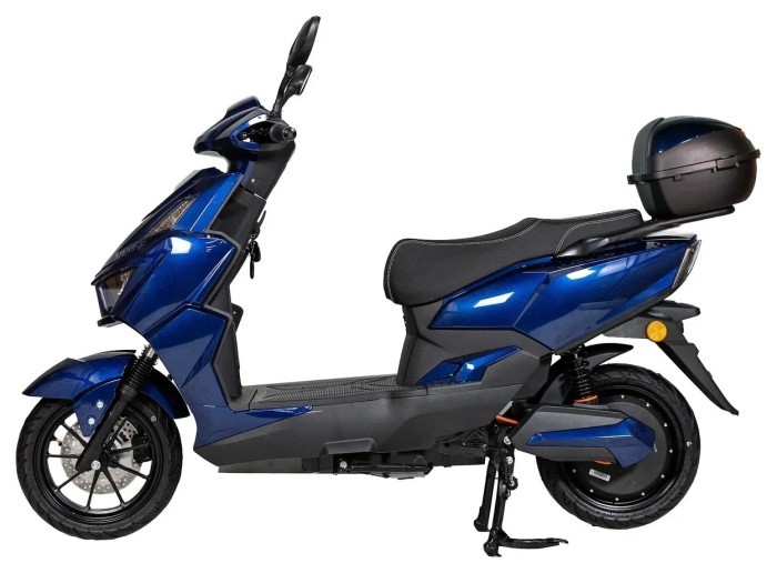 Электроскутер ATLAS Tiger Box Plus 2000W Cyan Blue