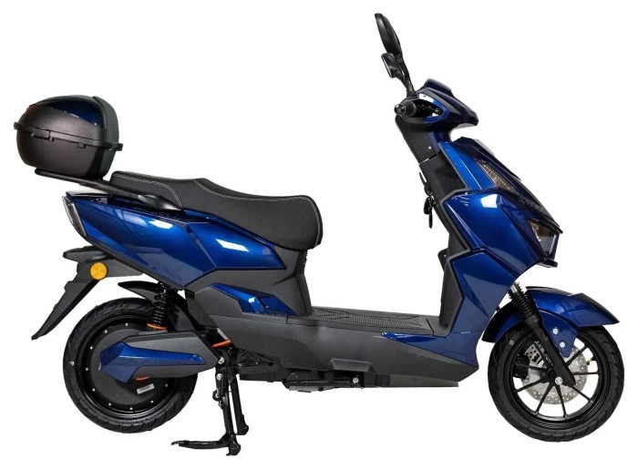 Электроскутер ATLAS Tiger Box Plus 2000W Cyan Blue