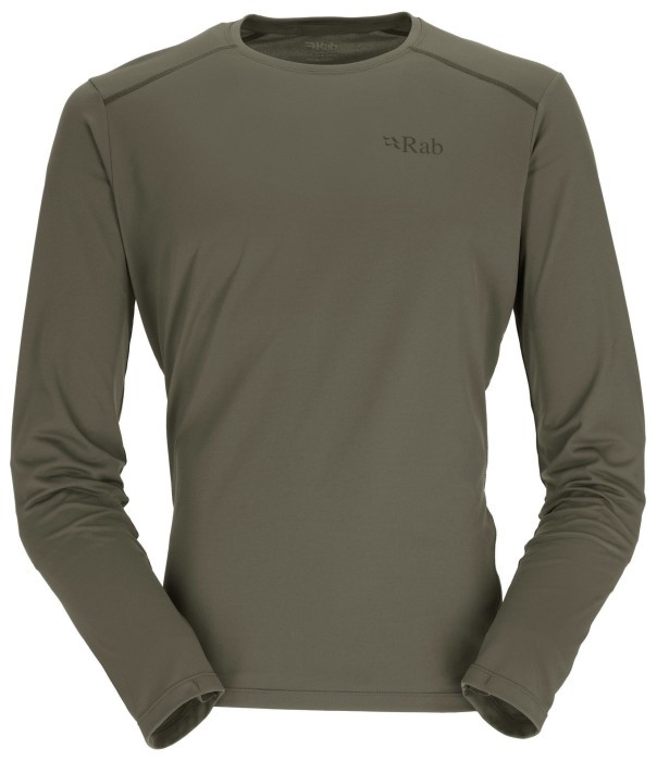 Футболка з довгим рукавом чоловіча Rab Force LS Tee, Light Khaki, L