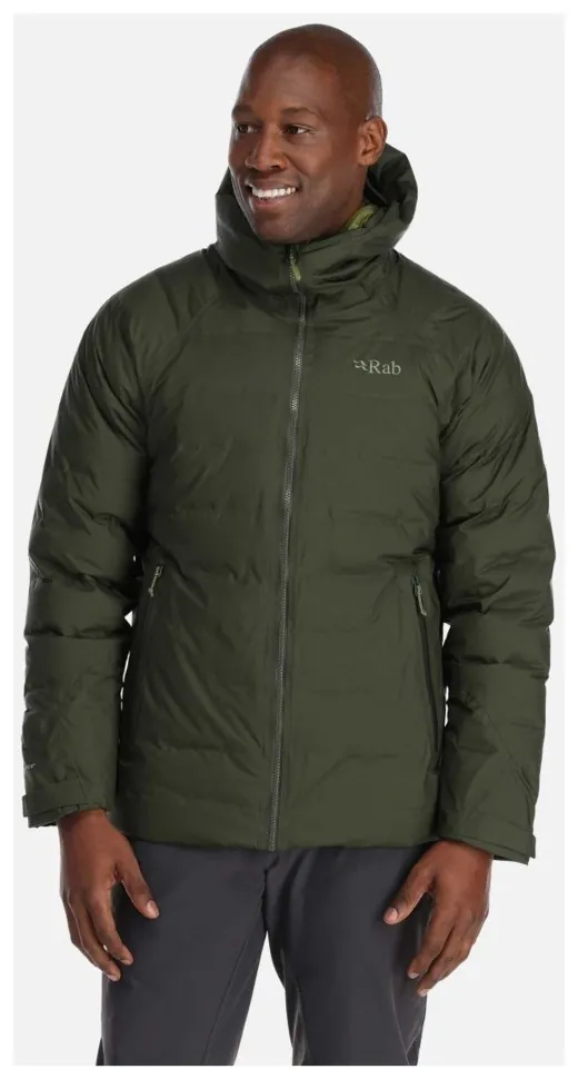 Мембранна чоловіча тепла куртка Rab Valiance Jacket, Army (L)