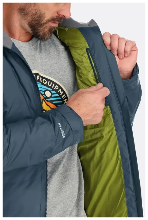 Мембранна чоловіча тепла куртка Rab Valiance Jacket, Army