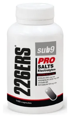 Солевые таблетки 226ERS Sub9 Pro Electrolytes с кофеином 100капсул/уп