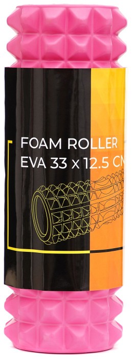 Масажний ролик Cornix EVA 33 x 12.5 см (валик, роллер) XR-0327 Pink