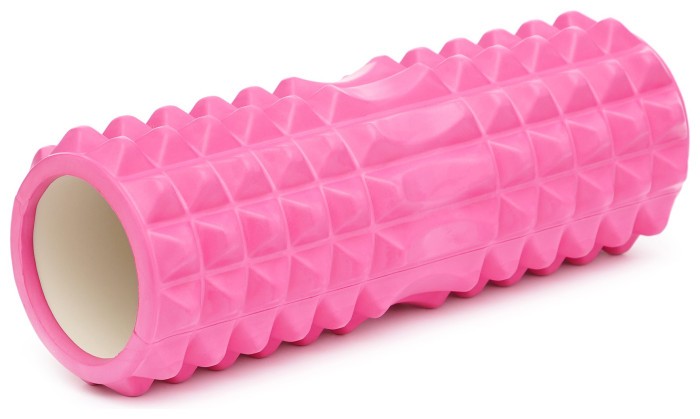 Масажний ролик Cornix EVA 33 x 12.5 см (валик, роллер) XR-0327 Pink