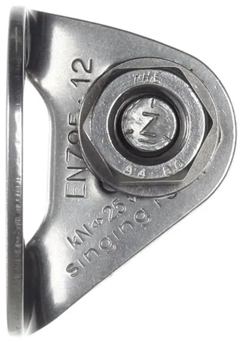 Вухо під болт сталеве Singing Rock Hanger plate with bolt 12mm stainless steell