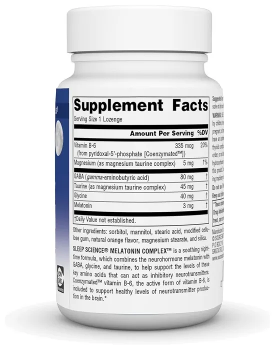 Sleep Science® Melatonin Complex™ 3 mg - 50 лет Оранже