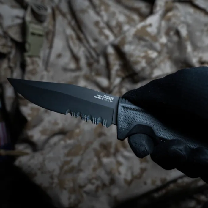 Ніж SOG Recondo FX, Black/Partially Serrated