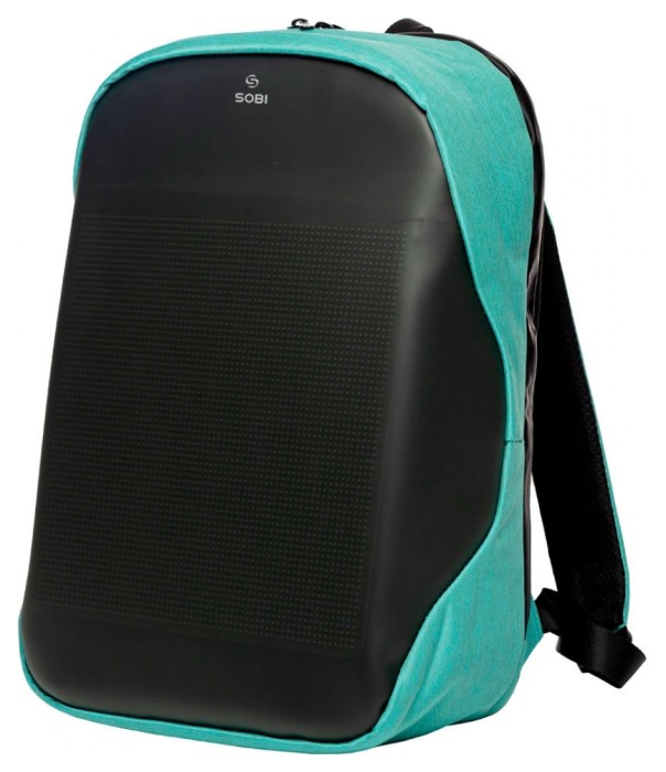 Рюкзак Sobi Pixel Neo SB9704 Mint с LED экраном