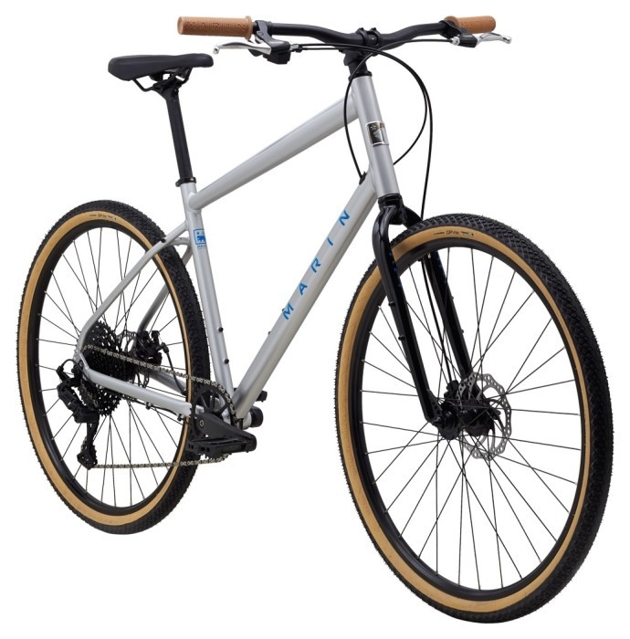 Велосипед 28" Marin Kentfield 2 рама - L 2024 Gloss Black/Chrome