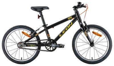 Велосипед 18&quot; Leon GO Vbr 2022 (чорний з жовтим)
