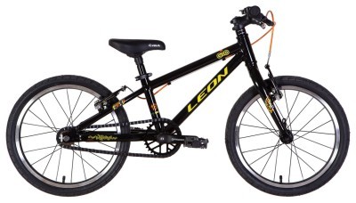 Велосипед 18" Leon GO Vbr 2022 (черный с желтым)