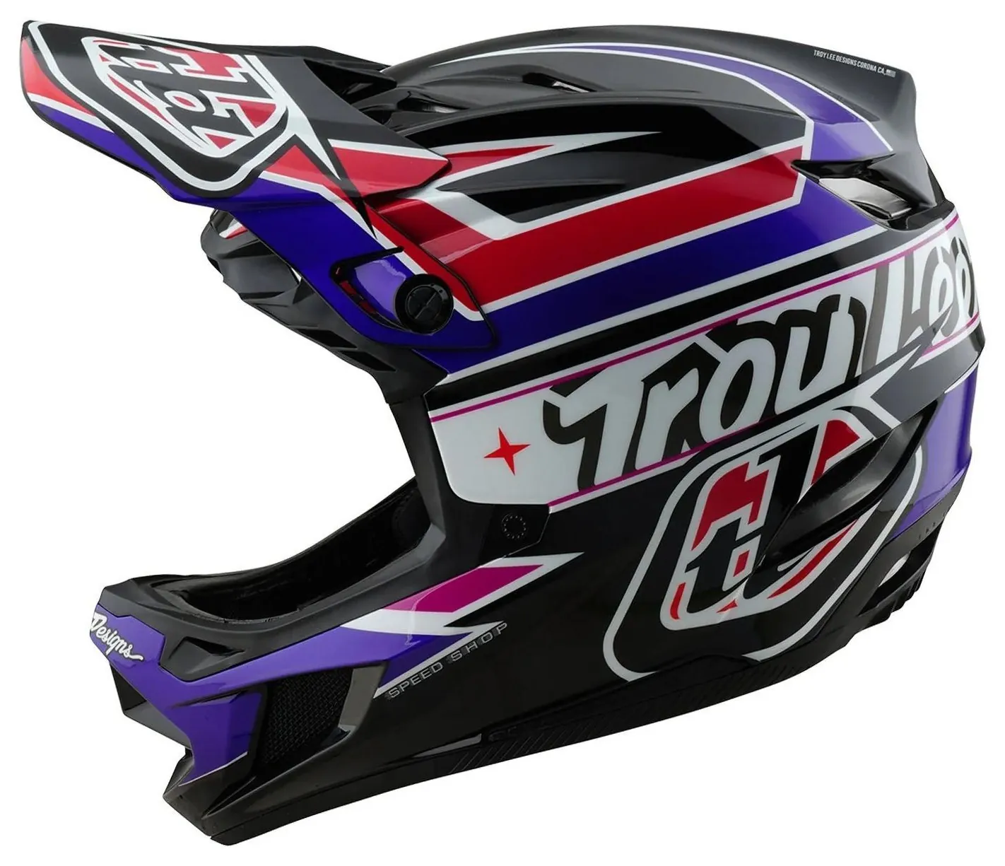 Вело шолом TLD D4 POLYACRYLITE HELMET; LINEAR [BLACK] L (OBOD_174226004)